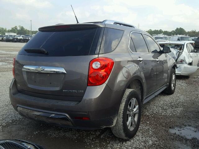 2CNFLGEW5A6377421 - 2010 CHEVROLET EQUINOX LT BROWN photo 4