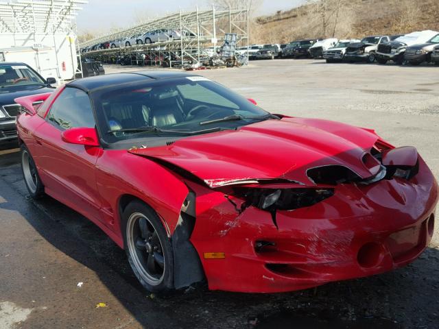 2G2FV22G022157485 - 2002 PONTIAC FIREBIRD RED photo 1