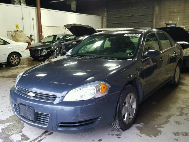 2G1WT55N481307358 - 2008 CHEVROLET IMPALA LT GRAY photo 2