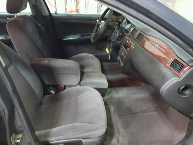 2G1WT55N481307358 - 2008 CHEVROLET IMPALA LT GRAY photo 5