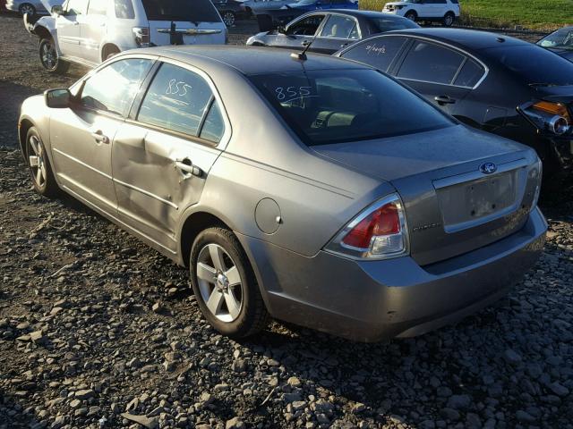 3FAHP07Z08R165325 - 2008 FORD FUSION SE GRAY photo 3