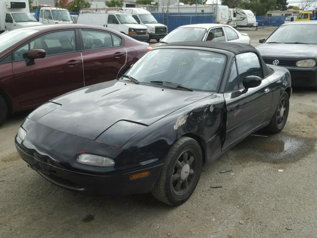 JM1NA3519L0111477 - 1990 MAZDA MX-5 MIATA BLACK photo 2