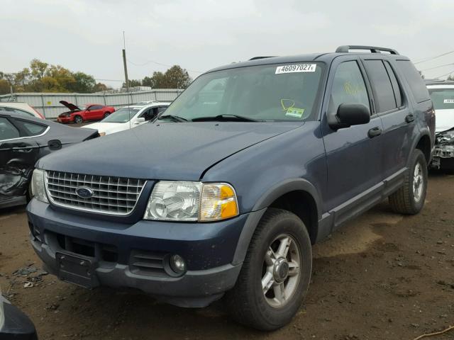 1FMZU73K23UA82498 - 2003 FORD EXPLORER X BLUE photo 2