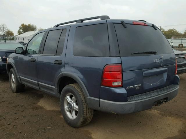 1FMZU73K23UA82498 - 2003 FORD EXPLORER X BLUE photo 3