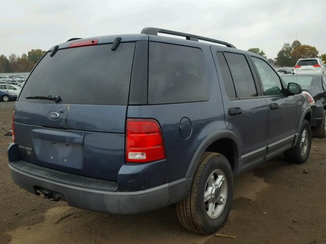 1FMZU73K23UA82498 - 2003 FORD EXPLORER X BLUE photo 4