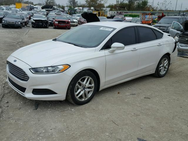 3FA6P0H79DR234740 - 2013 FORD FUSION SE WHITE photo 2