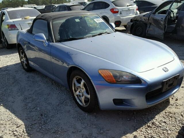 JHMAP114X3T007501 - 2003 HONDA S2000 BLUE photo 1