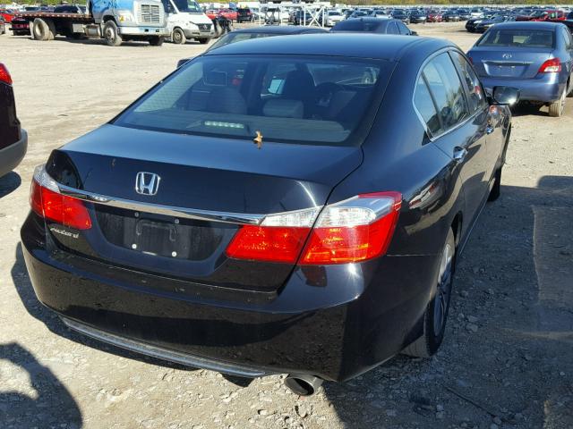 1HGCR2F3XEA141418 - 2014 HONDA ACCORD LX BLACK photo 4