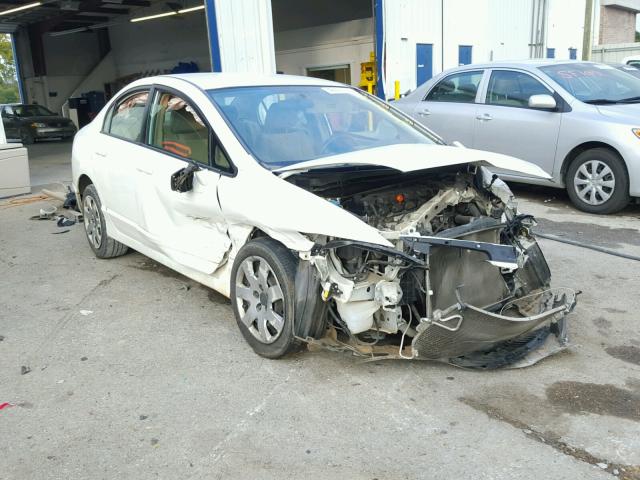 2HGFA16518H522919 - 2008 HONDA CIVIC LX WHITE photo 1