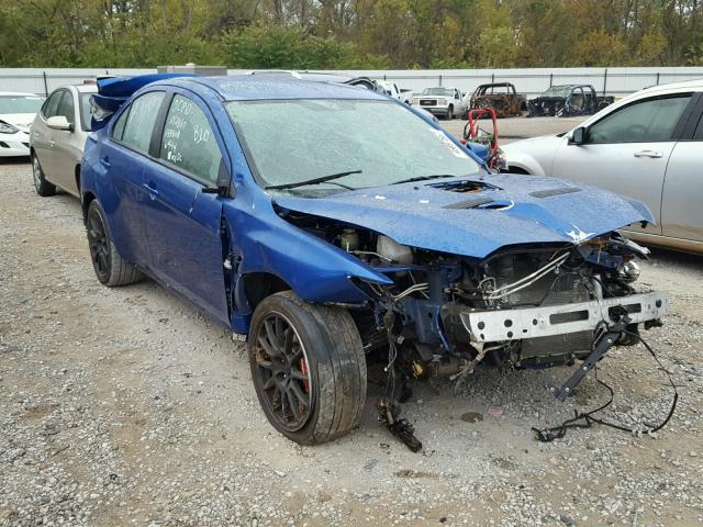 JA32W8FV2AU016444 - 2010 MITSUBISHI LANCER EVO BLUE photo 1