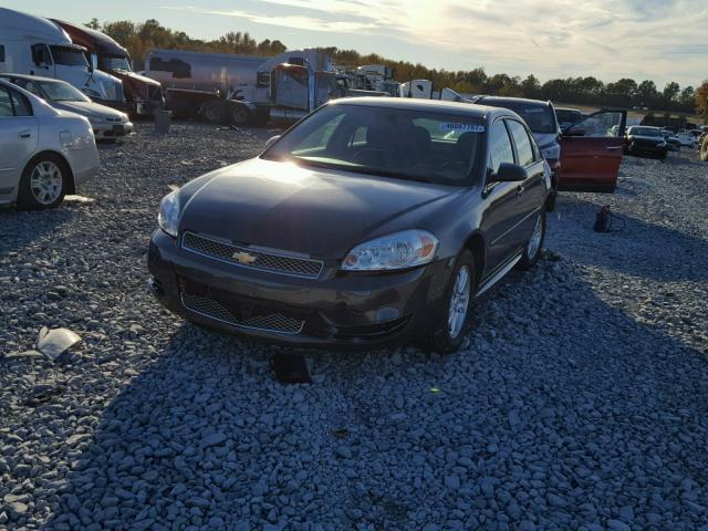 2G1WA5E3XE1124319 - 2014 CHEVROLET IMPALA LIM GRAY photo 2