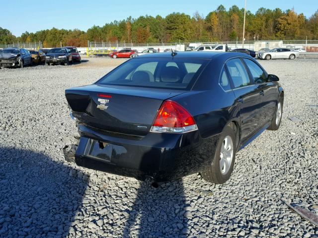 2G1WA5E3XE1124319 - 2014 CHEVROLET IMPALA LIM GRAY photo 4