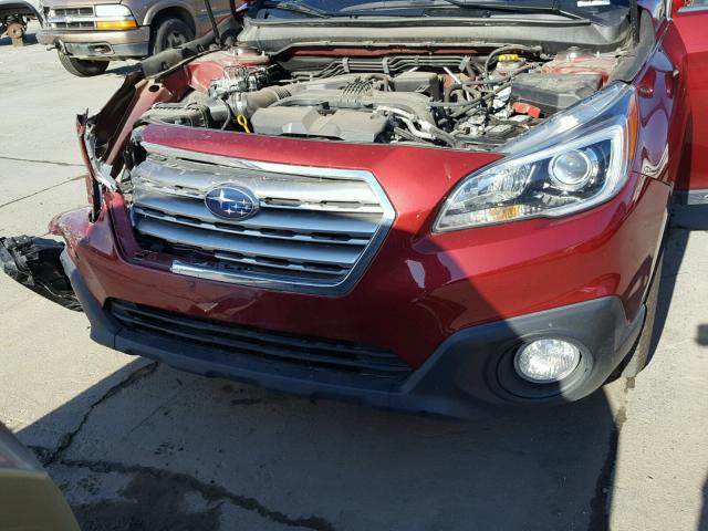 4S4BSBFC4F3285319 - 2015 SUBARU OUTBACK MAROON photo 7