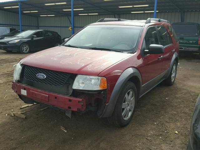 1FMZK04185GA36551 - 2005 FORD FREESTYLE RED photo 2