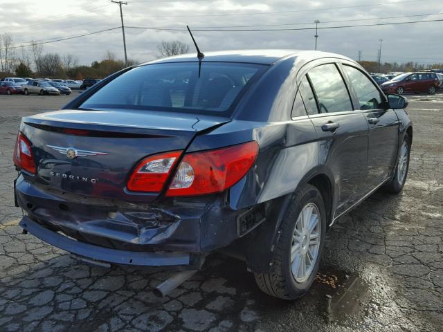 1C3LC56K57N681154 - 2007 CHRYSLER SEBRING BLUE photo 4