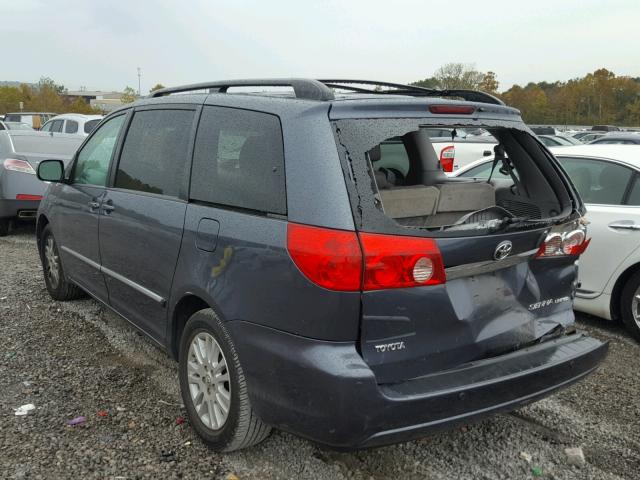 5TDYK4CCXAS335775 - 2010 TOYOTA SIENNA XLE CHARCOAL photo 3