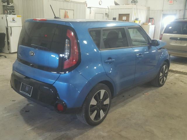 KNDJP3A54G7351877 - 2016 KIA SOUL + BLUE photo 4