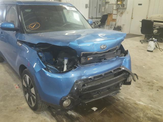 KNDJP3A54G7351877 - 2016 KIA SOUL + BLUE photo 9