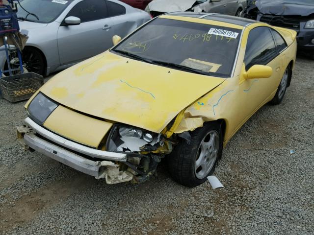 JN1RZ24A8LX002301 - 1990 NISSAN 300ZX YELLOW photo 2