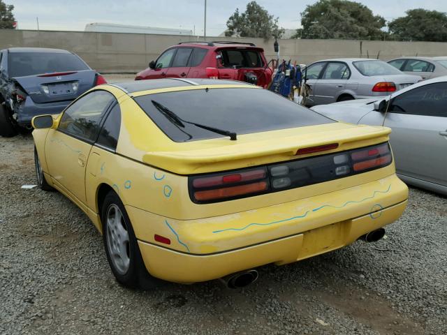 JN1RZ24A8LX002301 - 1990 NISSAN 300ZX YELLOW photo 3