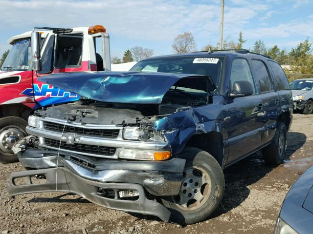 1GNEK13T06R143912 - 2006 CHEVROLET TAHOE K150 BLUE photo 2