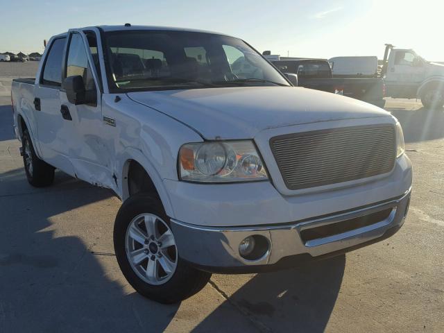 1FTPW12506FA40063 - 2006 FORD F150 SUPER WHITE photo 1