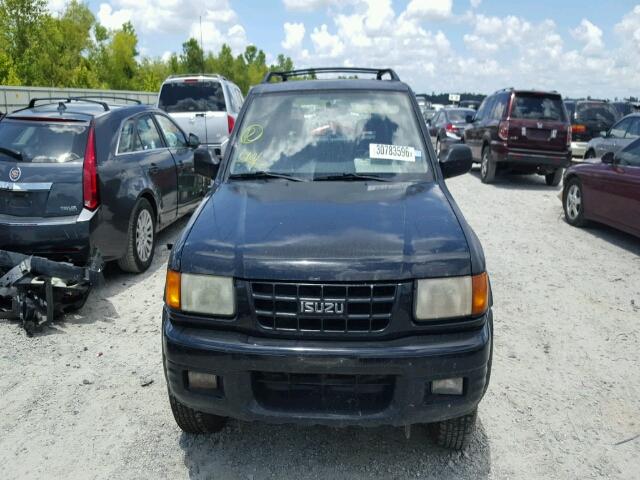 4S2CK58W5W4304279 - 1998 ISUZU RODEO S BLACK photo 10