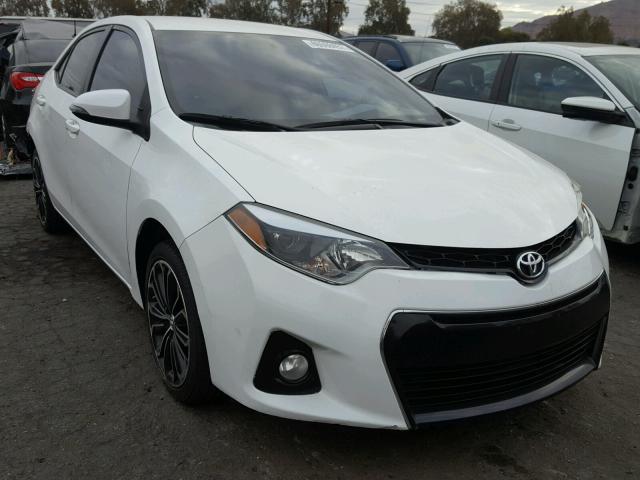 5YFBURHEXEP062147 - 2014 TOYOTA COROLLA L WHITE photo 1