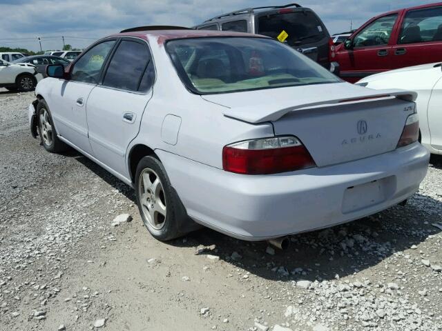 19UUA56682A008711 - 2002 ACURA 3.2TL WHITE photo 3