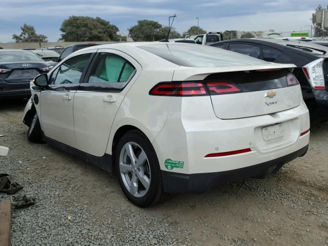 1G1RH6E41EU111275 - 2014 CHEVROLET VOLT CREAM photo 3