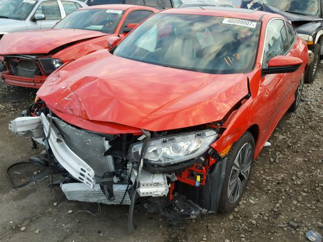 2HGFC3B38GH355953 - 2016 HONDA CIVIC EX Qırmızı foto 2