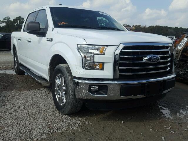 1FTEW1C89HKC13718 - 2017 FORD F150 SUPER WHITE photo 1