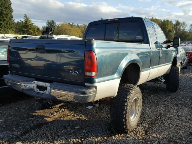 1FTNX21S5XEA12669 - 1999 FORD F250 SUPER GREEN photo 4