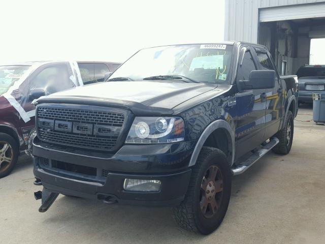 1FTPW14595KF10402 - 2005 FORD F150 SUPER BLACK photo 2