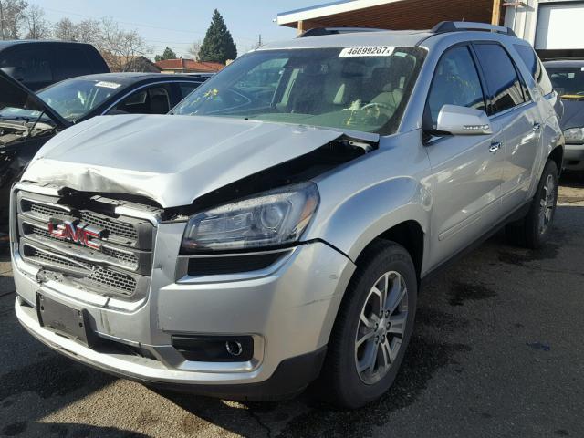 1GKKVRKD9FJ329494 - 2015 GMC ACADIA SLT SILVER photo 2