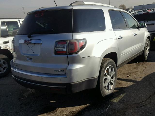1GKKVRKD9FJ329494 - 2015 GMC ACADIA SLT ვერცხლისფერი ფოტო 4