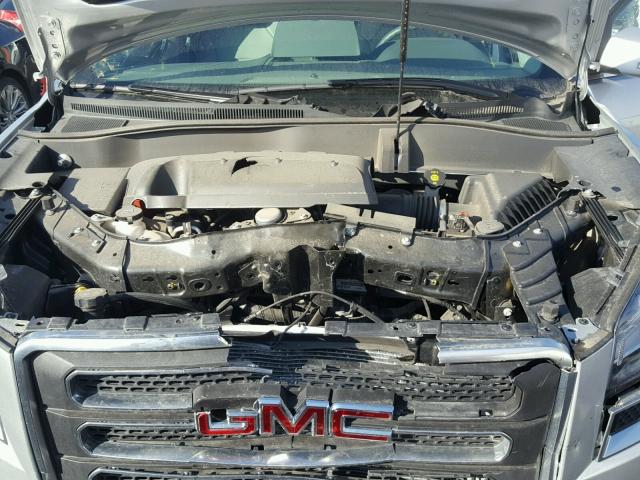 1GKKVRKD9FJ329494 - 2015 GMC ACADIA SLT ვერცხლისფერი ფოტო 7