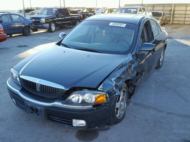 1LNHM87A3YY889972 - 2000 LINCOLN LS GREEN photo 2