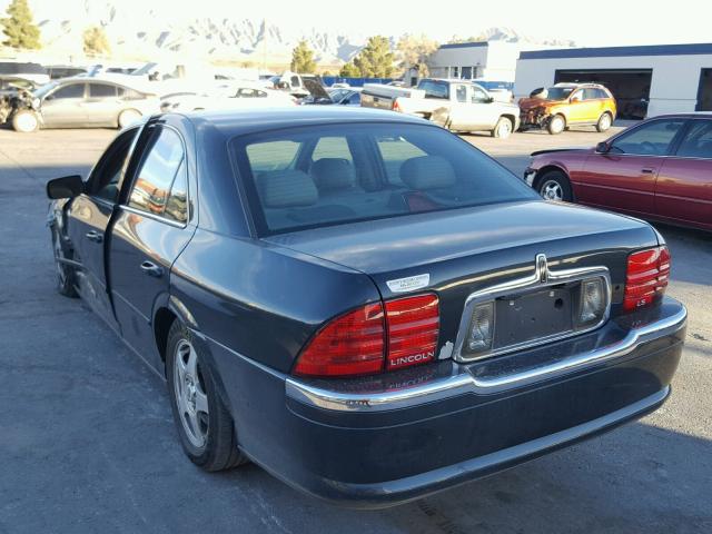 1LNHM87A3YY889972 - 2000 LINCOLN LS 绿色 照片 3