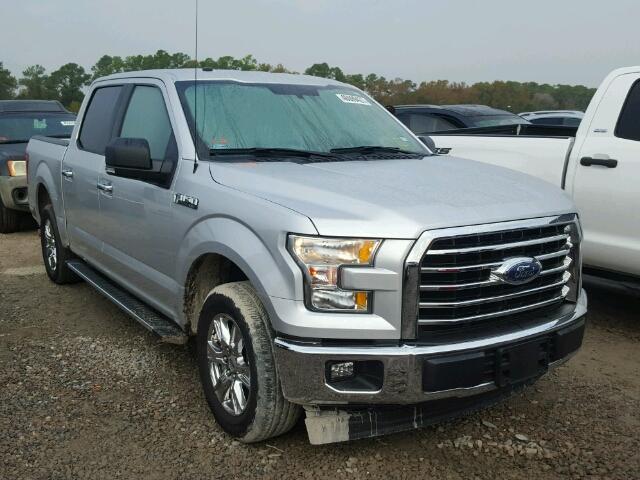 1FTEW1C86HKC19671 - 2017 FORD F150 SUPER SILVER photo 1