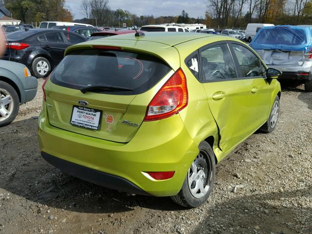 3FADP4EJ5CM153146 - 2012 FORD FIESTA SE GREEN photo 4