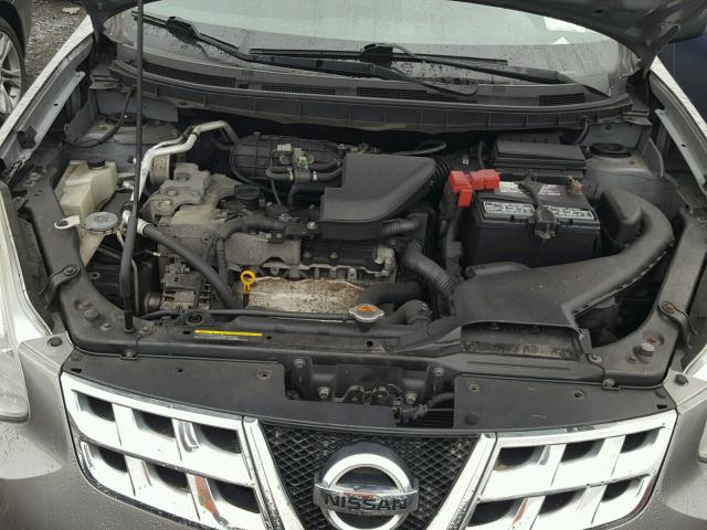 JN8AS5MV4BW276915 - 2011 NISSAN ROGUE S GRAY photo 7