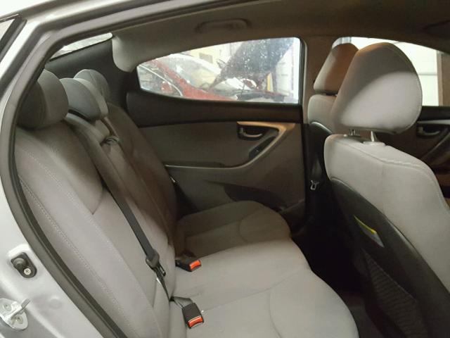 KMHDH4AE5EU168045 - 2014 HYUNDAI ELANTRA SE GRAY photo 6