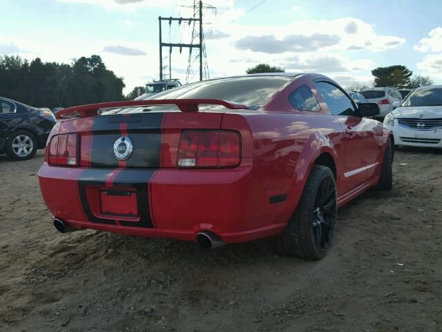 1ZVFT82H175236511 - 2007 FORD MUSTANG GT RED photo 4