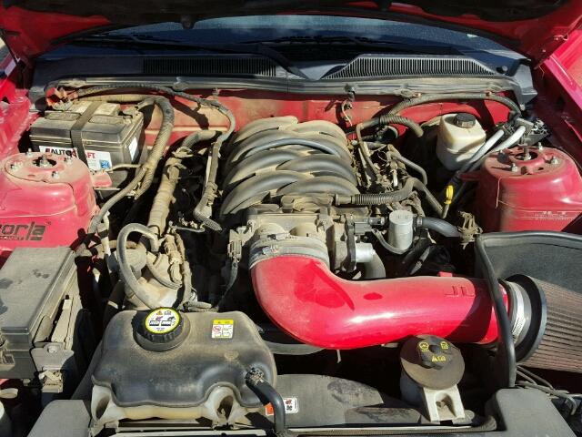 1ZVFT82H175236511 - 2007 FORD MUSTANG GT RED photo 7