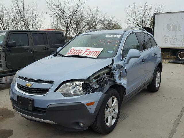 3GNAL2EK4DS598603 - 2013 CHEVROLET CAPTIVA LS 蓝色 照片 2