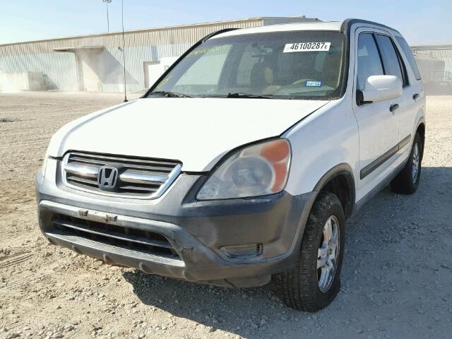 JHLRD78802C090768 - 2002 HONDA CR-V EX WHITE photo 2