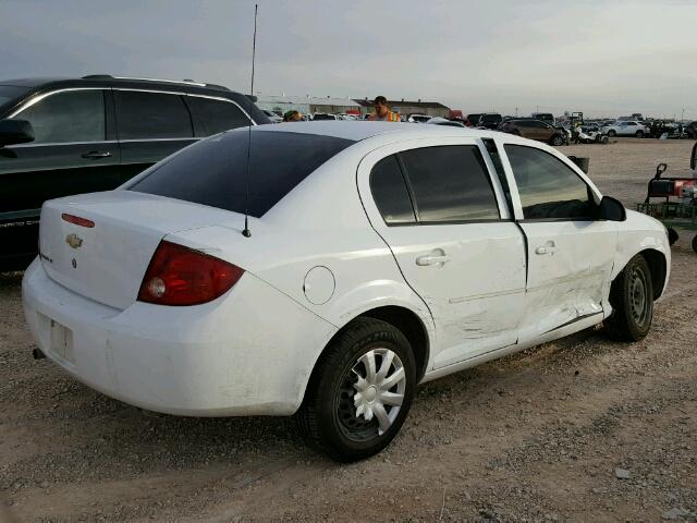 1G1AD5F55A7170378 - 2010 CHEVROLET COBALT 1LT WHITE photo 4