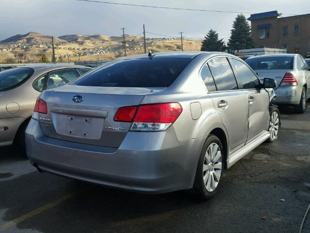 4S3BMCJ63B3235074 - 2011 SUBARU LEGACY SILVER photo 4