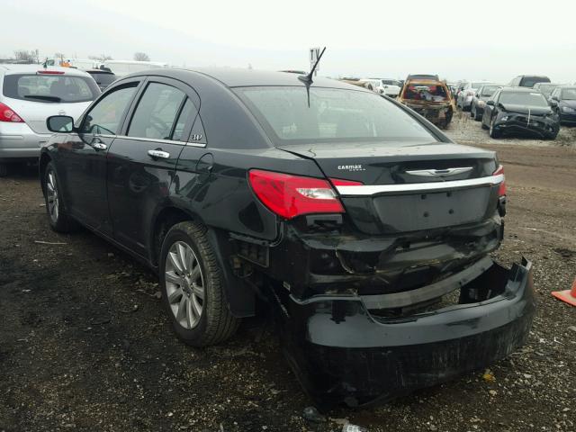 1C3CCBCG9DN598613 - 2013 CHRYSLER 200 LIMITE BLACK photo 3